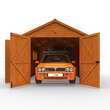 Tiger Wooden Garage