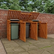 Tiger Bin Store - Triple | Tiger Sheds