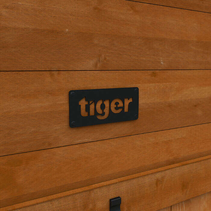Tiger Loglap Pent Shed