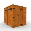 TigerFlex® Shiplap Pent Security Double Door Shed