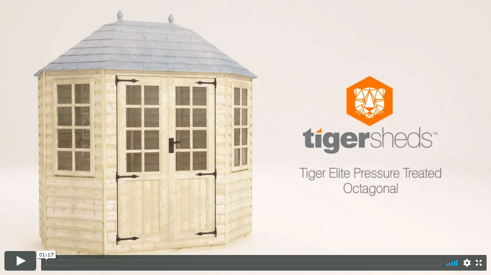 Tiger Elite Pressure Treated Octagonal Product Video