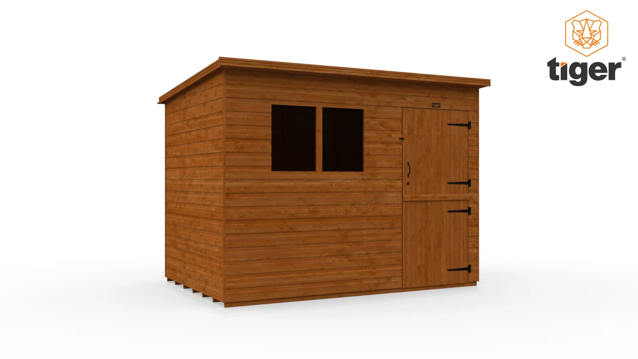 Tiger Shiplap Pent | Stable Door | 360 View | 9x6w